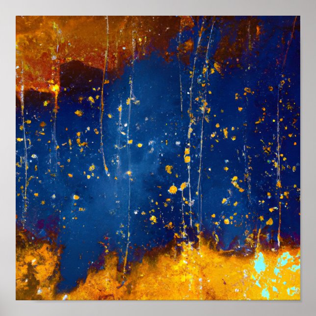 Póster Crónicas celestes: Un cielo nocturno de la antigua (Frente)