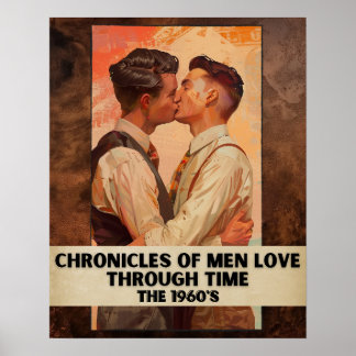 Póster Crónicas de hombres que aman a través del tiempo,