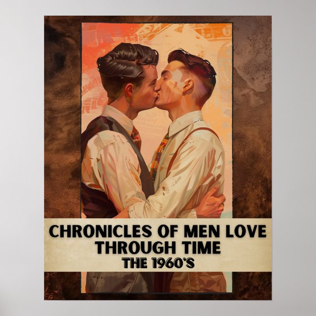 Póster Crónicas de hombres que aman a través del tiempo,  (Frente)