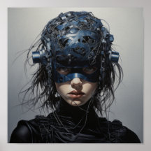 Crónicas de valor: Futurista superheroína Poste