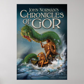 Póster Crónicas del Poster Gor - Bestias de Gor
