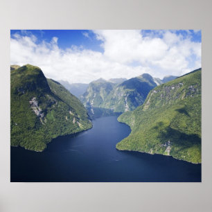 Póster Crooked Arm, Malaspina Reach, Doubtful Sound,