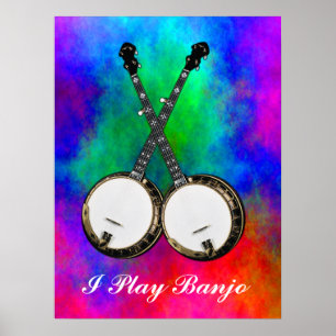 PÓSTER CROSSED BANJOS-POSTER
