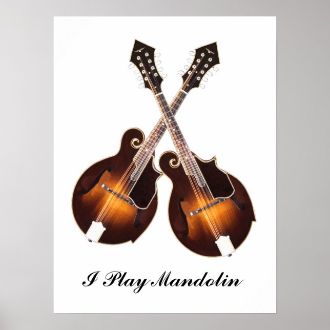 PÓSTER CROSSED MANDOLINS-POSTER (Frente)