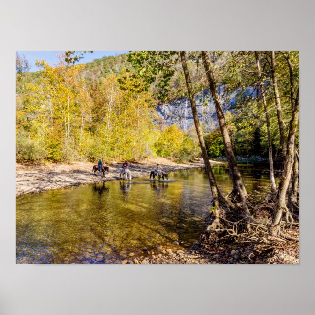 Póster Crossing The Buffalo River Poster (Frente)
