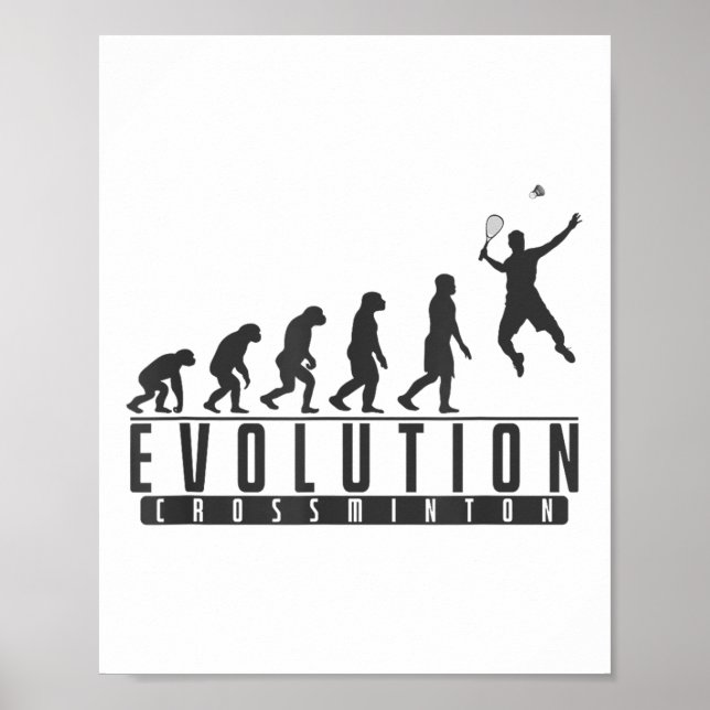 Póster Crossminton Evolution Speedminton (Frente)