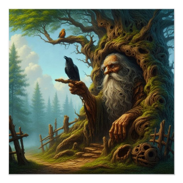 Póster Crow Guardian (Anverso)