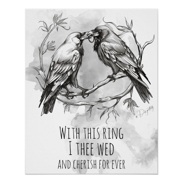 Póster Crow Lover Cherish Forever (Anverso)