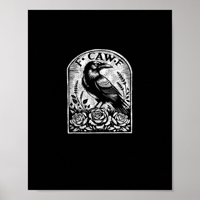 Póster Crow Raven F CAW F (Frente)