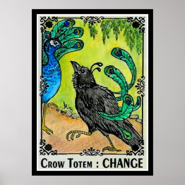Póster Crow Totem CHANGE (Frente)
