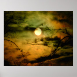 Póster Crow Y El Cielo Ominoso