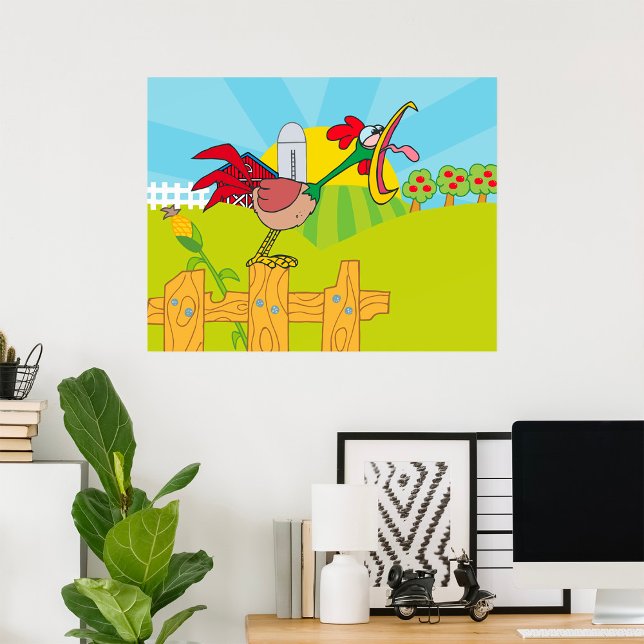 Póster Crowing Rooster (Subido por el creador)