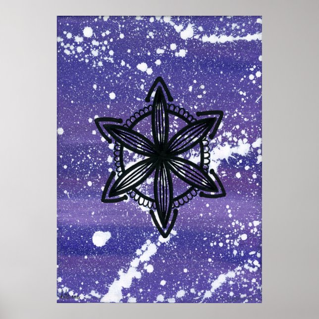 Póster Crown Chakra - Dots One (Frente)