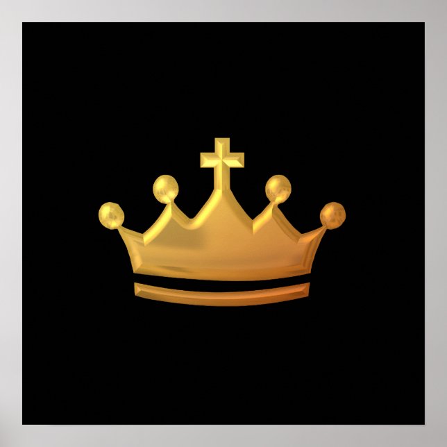 Póster Crown Golden "3-D" (Frente)