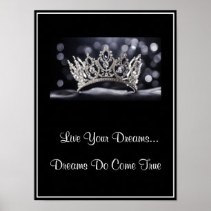 Póster Crown Live Your Dreams Poster