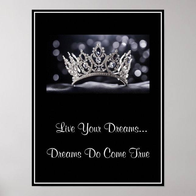 Póster Crown Live Your Dreams Poster (Frente)