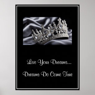 Póster Crown Live Your Dreams Poster