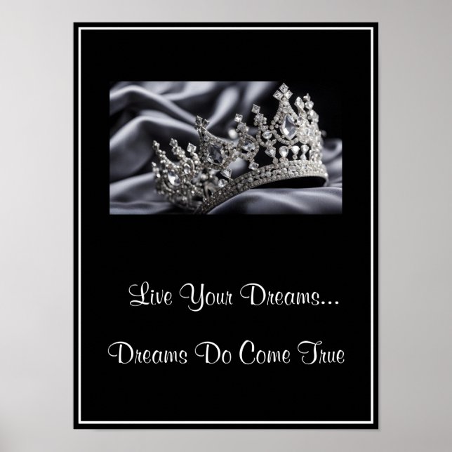 Póster Crown Live Your Dreams Poster (Frente)