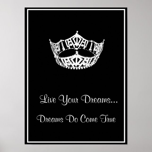 Póster Crown Live Your Dreams Poster (Frente)