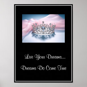 Póster Crown Live Your Dreams Poster