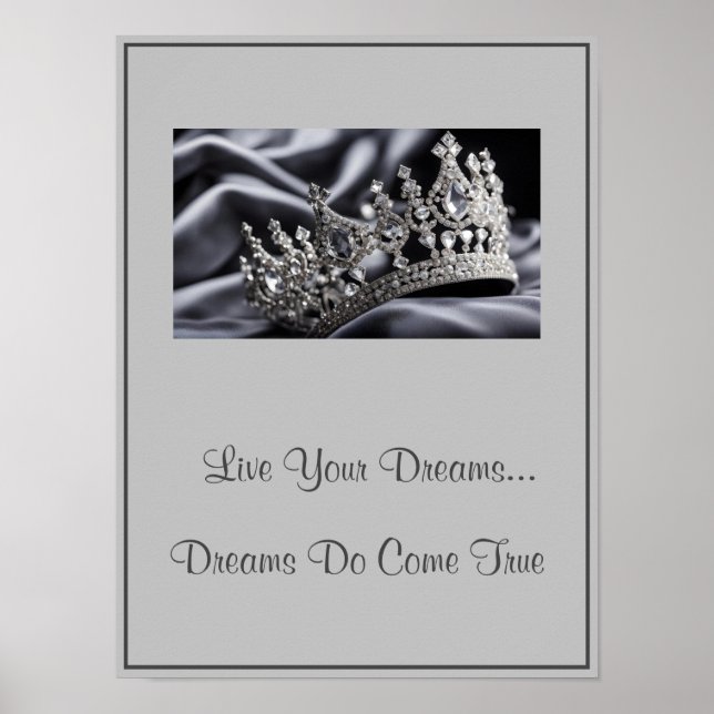 Póster Crown Live Your Dreams Poster (Frente)