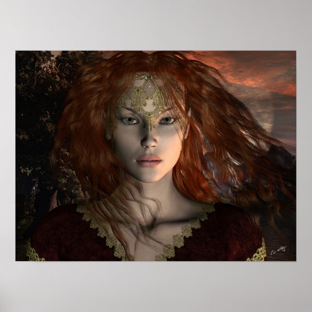 Póster 'Crowned Princess' Print (Frente)