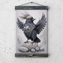 Póster Crows Rock! Poster Krähe ausgebreitete Flügel
