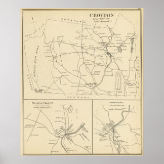 Póster Croydon, Sullivan Co