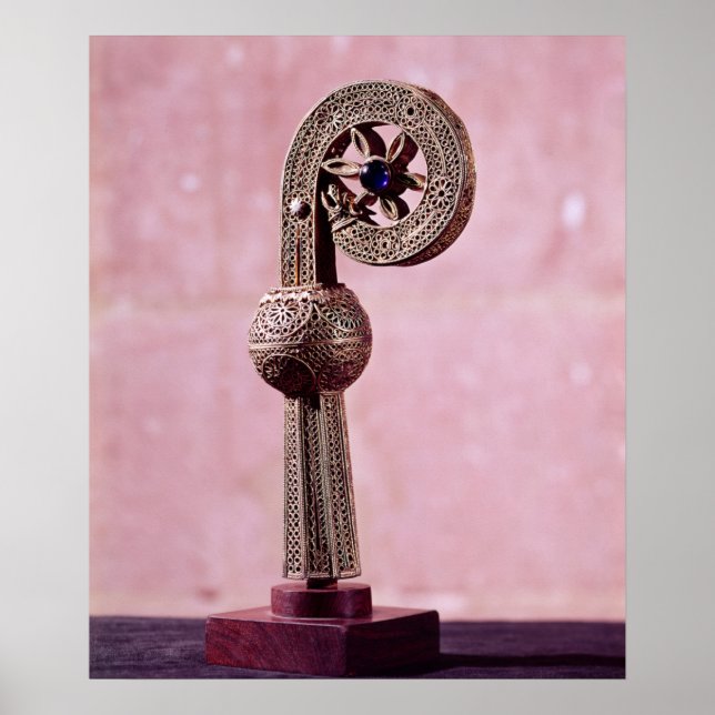 Póster Crozier of St. Robert, c.1100 (Frente)