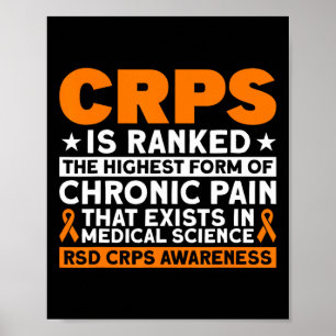 Póster Crps Es El Mayor Dolor Rsd Crps Conciencia
