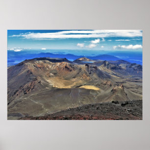 Póster Cruce alpino de Tongariro