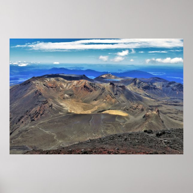 Póster Cruce alpino de Tongariro (Frente)