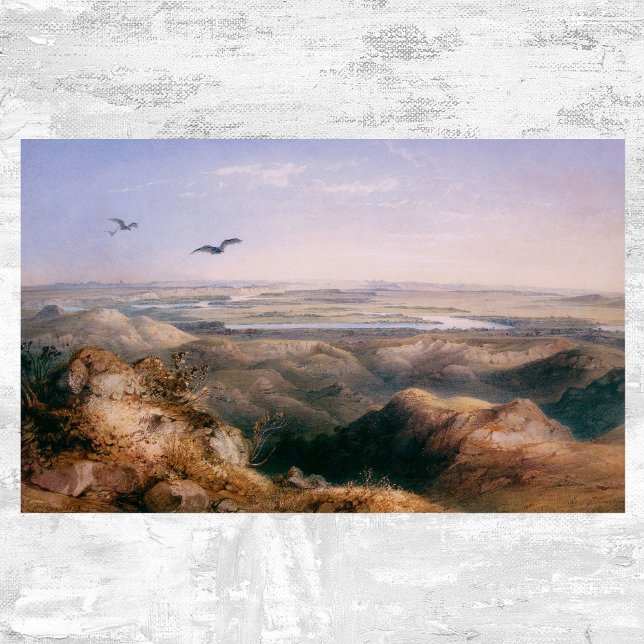 Póster Cruce de Yellowstone y Missouri por Bodmer (Subido por el creador)