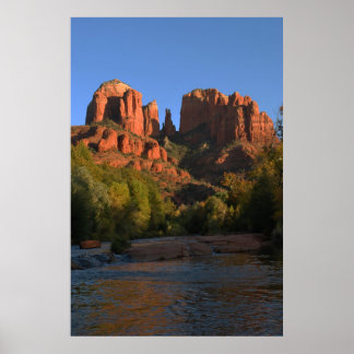 Póster Cruce del rock rojo de Sedona 1174