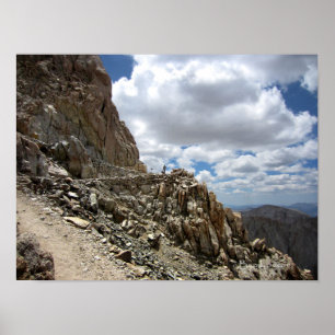 Póster Cruce del Sendero de Whitney - John Muir Trail