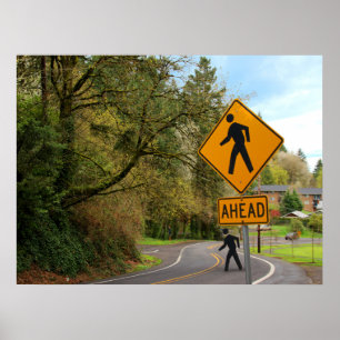 Póster Cruce peatonal