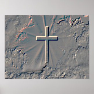 PÓSTER CRUCE SALIENDO DE LA ROCA