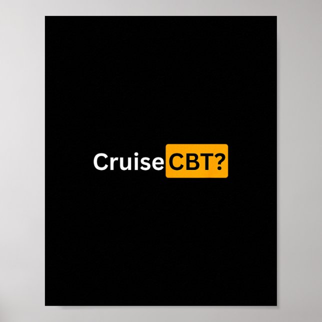 Póster Crucero Cbt - Y Cruising Regalos Bon Voyage  (Frente)
