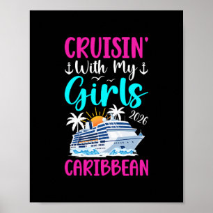 Póster Crucero con mis chicas Crucero por el Caribe 2026