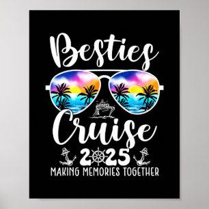 Póster Crucero de las Mejores Amigas 2025 Grupo de Amigas