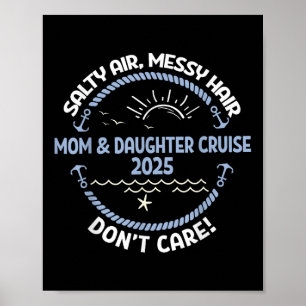Póster Crucero de madre e hija 2025 viaje en barco mamá h