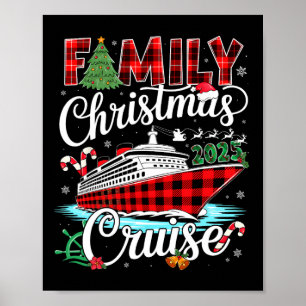 Póster Crucero de Navidad Familiar 2025 Crucero Familiar