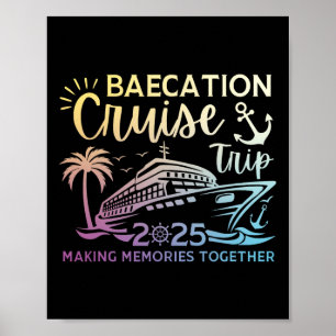 Póster Crucero de parejas Squad Byecation Crucero Tri