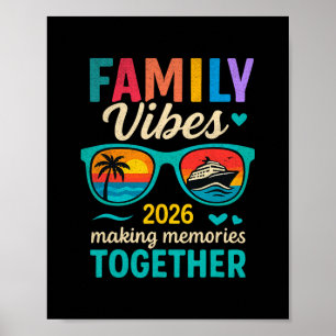 Póster Crucero de Vibraciones Familiares 2026 Creando Rec