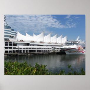 Póster Crucero en Vancouver, C. B. Canadá