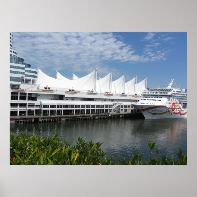 Póster Crucero en Vancouver, C. B. Canadá (Frente)