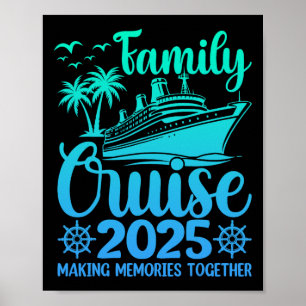 Póster Crucero Familiar 2025 Creando Recuerdos Juntos Fam