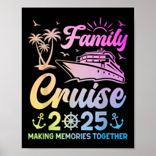 Póster Crucero Familiar 2025 Creando Recuerdos Juntos Vac