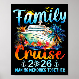 Póster Crucero Familiar 2026 Creando Recuerdos Juntos Mat