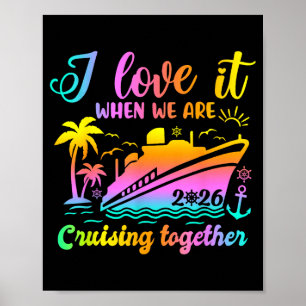 Póster Crucero Familiar 2026 Me Encanta Cuando Estamos Na